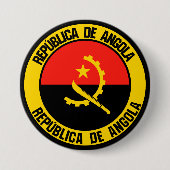 Angola Round Emblem Button (Vorderseite)