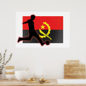 Angola Soccer Striker 2 Poster (Küche)
