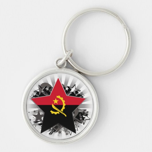 Angola-Stern Schlüsselanhänger (Vorne)