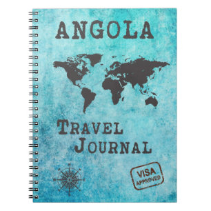 Angola Travel Journal Vacation Notizblock