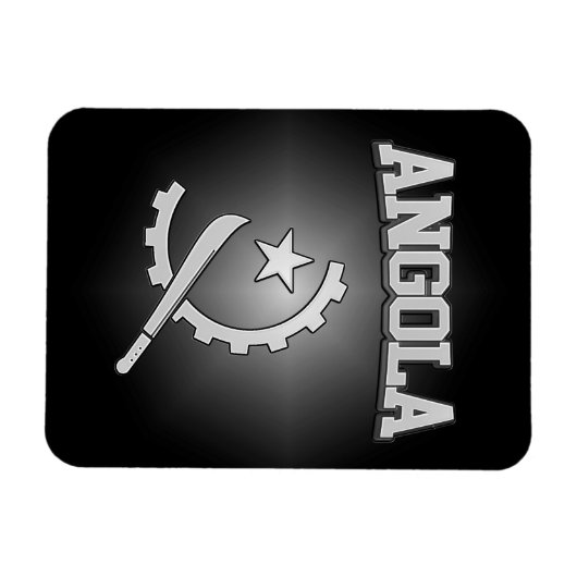 Angola-Wappen Magnet (Horizontal)