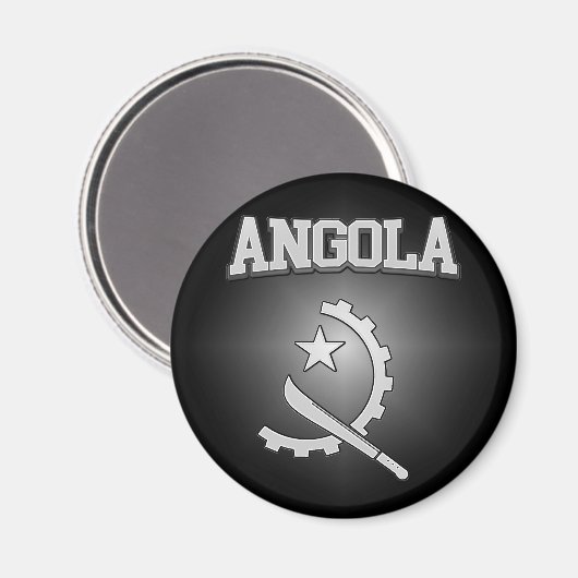 Angola-Wappen Magnet (Vorderseite/Rückseite)