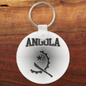 Angola-Wappen Schlüsselanhänger (Vorderseite)