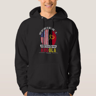 Angolan Amerikanisches Patriot Herz kommt aus Ango Hoodie