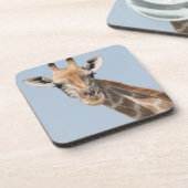 Angolan Giraffe Portrait Getränkeuntersetzer (Linke Seite)