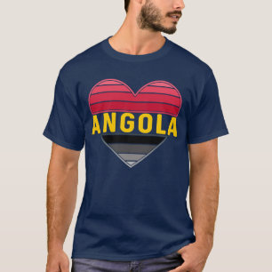 Angolan Herz, I Liebe Angola T-Shirt