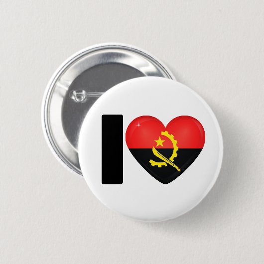 Angolan pride - For real Angolans! Button (Vorne & Hinten)