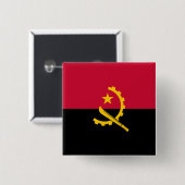 angolanische Flagge Button (Vorne & Hinten)