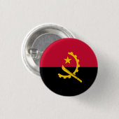 Angolanische Flagge, Flagge Angolas Button (Vorne & Hinten)