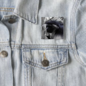 Angolanischer Schwarzweiss-Colobus-Affe Button (Beispiel)