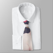 Angora Ferret farbenfrohe Muster Krawatte (Gebunden)