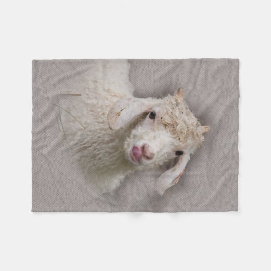Angora Goat Fleecedecke (Vorderseite (Horizontal))