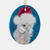 Angora Goat Weihnachtsmannmütze Weihnachtsschmuck (Rechts)