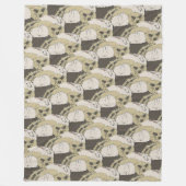 Angora-Kaninchen Fleecedecke (Vorderseite)