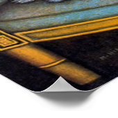 Angora-Katze, Morris Hirshfield Poster (Ecke)