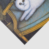 Angora-Katze, Morris Hirshfield Seidenpapier (Ausschnitt)
