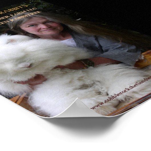 ANGORA RABBIT MAG. HINZUFÜGEN POSTER (Ecke)
