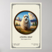 Angoraziege Zoologie-Serie Poster (Vorne)