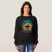 Angourie Point Surfing Beach Retro SurfSummer Sweatshirt (Vorne ganz)