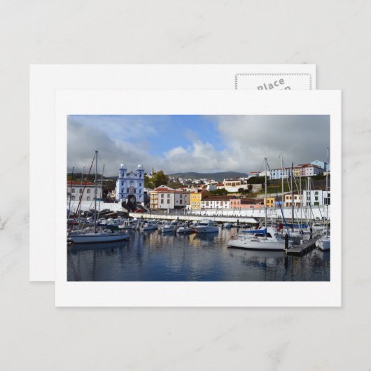 Angra do Heroismo: Terceira, die Postkarte der Azo (Vorne/Hinten)