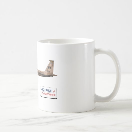 Angreifer-Geschwader Eagless 65. des Streik-F-15 Kaffeetasse (Rechts)
