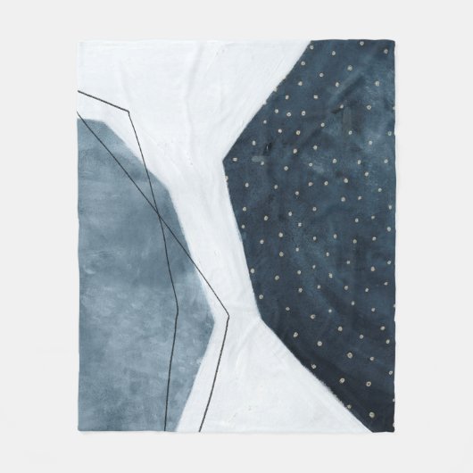 Angrenzende Abstraktion Fleecedecke (Vorderseite)