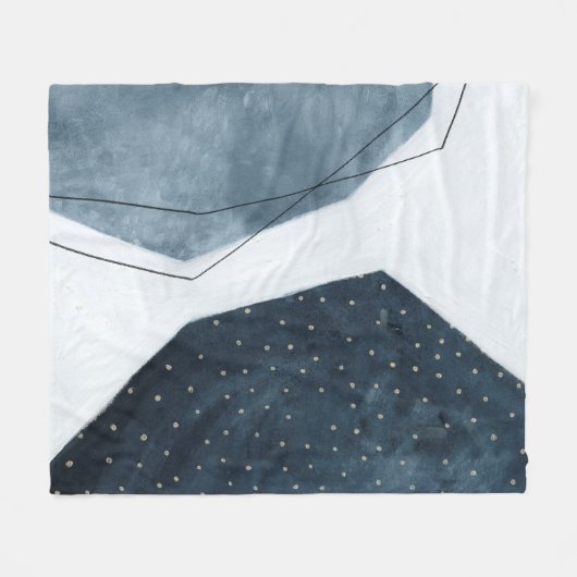 Angrenzende Abstraktion Fleecedecke (Vorderseite (Horizontal))