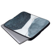 Angrenzende Abstraktion Laptopschutzhülle (Vorne Knopf)