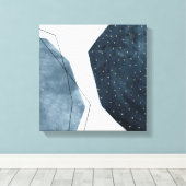 Angrenzende Abstraktion Leinwanddruck (Insitu (Holzboden))