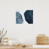 Angrenzende Abstraktion Poster (Küche)