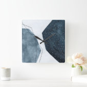Angrenzende Abstraktion Quadratische Wanduhr (Zuhause)