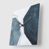 Angrenzende Abstraktion Quadratische Wanduhr (Winkel)