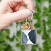 Angrenzende Abstraktion Schlüsselanhänger (Hand)