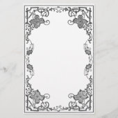 Angrenzende Rose (Schnee) Briefpapier (Vorderseite)