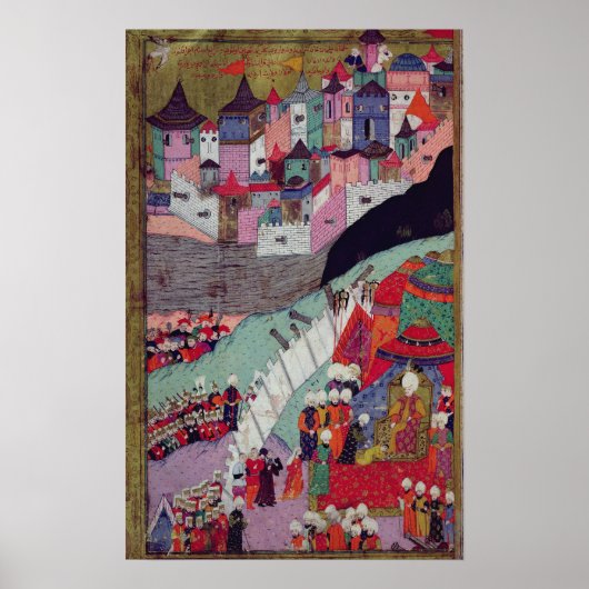 Angriff auf Belgrad im Jahr 1521 Poster (Vorne)