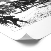 Angriff auf das Gefängnis Van in Manchester Poster (Ecke)