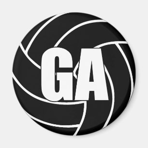 Angriff auf das Netball-Ziel Magnet