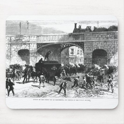 Angriff auf dem Gefängnis Van in Manchester Mousepad (Vorne)