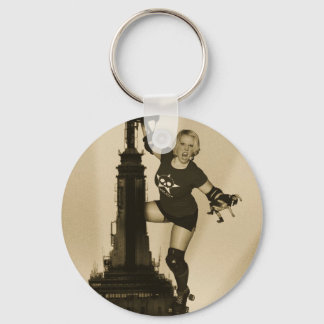 Angriff auf den 50-Fuß-Kayzilla Schlüsselanhänger