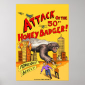 Angriff auf den 50ft Honey Badger! Poster (Vorne)