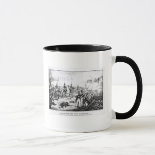 Angriff auf der Stadt von Mexiko Tasse