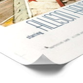 Angriff auf die 1958 erschienene Frau im Retro-Fil Poster (Ecke)