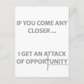 Angriff auf die Chance Postkarte (Vorderseite)