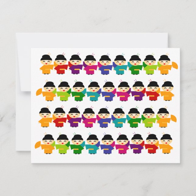 Angriff auf die Geisha-Puppen (Vorderseite)