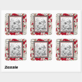 Angriff auf die Karten 1 Aufkleber (Blatt)