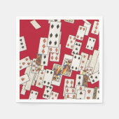 Angriff auf die Karten 4 Serviette (Vorderseite)