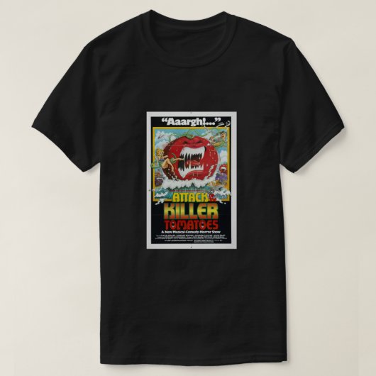 Angriff auf die KillerTomaten. Klassisch T-Shirt (Design vorne)
