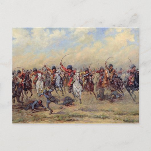 Angriff auf die "Sparte" Postkarte (Vorderseite)