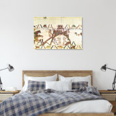 Angriff auf die Stadt Dinan Leinwanddruck (Insitu (Schlafzimmer))