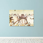 Angriff auf die Stadt Dinan Leinwanddruck (Insitu (Holzboden))